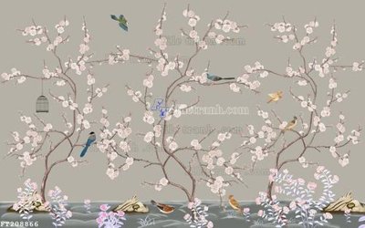 File PSD File in tranh tường 3D FT208866 (bản gốc) dễ dàng edit