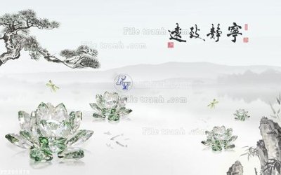 File in trần File in tranh tường 3D FT208878 (bản gốc) phong cảnh