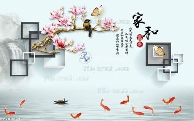 File gốc File in tranh tường 3D FT208892 (trang trí) phòng trẻ em