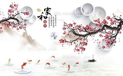 File PSD in ấn File in tranh tường 3D FT208927 (chất lượng cao)