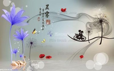 File tranh gốc File in tranh tường 3D FT208935 chủ đề hiện đại