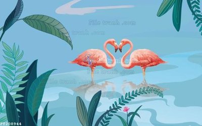 Chi tiết file gốc File in tranh tường 3D FT208944 (cho in tráng gương)