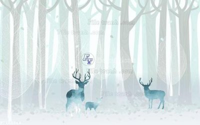 Tải file tranh gốc File in tranh tường 3D FT208964 chất lượng cao