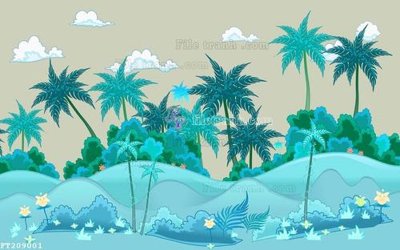 Download file gốc File in tranh tường 3D FT209001 (in lụa) tranh 3D