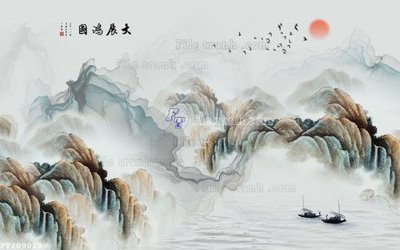 File tranh gốc File in tranh tường 3D FT209020 (bản quyền) độc đáo