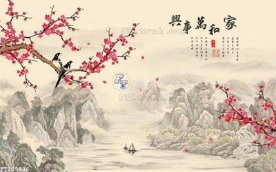 File gốc File in tranh tường 3D FT209036 (phiên bản chuẩn) để in ấn