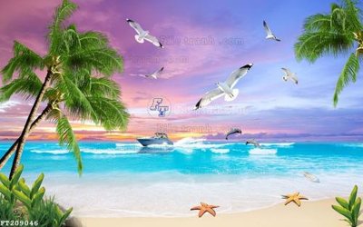 File gốc File in tranh tường 3D FT209046 (trang trí) cho phòng khách