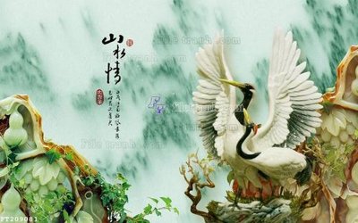 File gốc File in tranh tường 3D FT209081 (trang trí) phòng làm việc