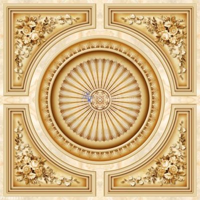 File tranh gốc in trần nhà File in tranh tường 3D FT209127 3D