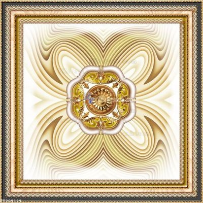 Ảnh gốc File in tranh tường 3D FT209129 (nét căng) in mica