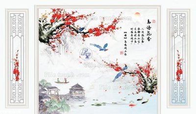 File PSD File in tranh tường 3D FT209266 (bản gốc) chất lượng nhất