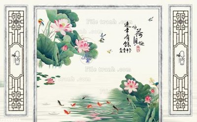 File gốc File in tranh tường 3D FT209268 (vector) cho in ấn