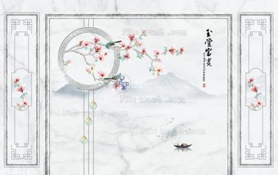 Tệp tin gốc File in tranh tường 3D FT209269 (dùng cho in ấn) chuyên nghiệp