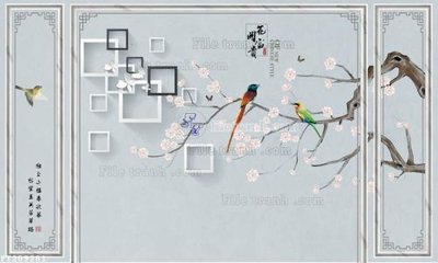 File tranh File in tranh tường 3D FT209281 (file gốc) chủ đề phong thủy