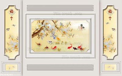 File PSD File in tranh tường 3D FT209285 (bản gốc) dễ dàng edit