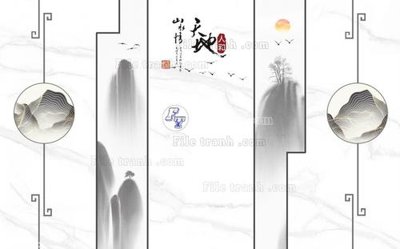 File gốc File in tranh tường 3D FT209301 (PNG) nền trong suốt