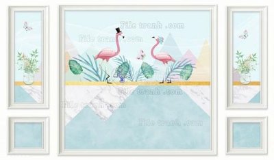 File gốc in ấn File in tranh tường 3D FT209386 chất lượng vượt trội