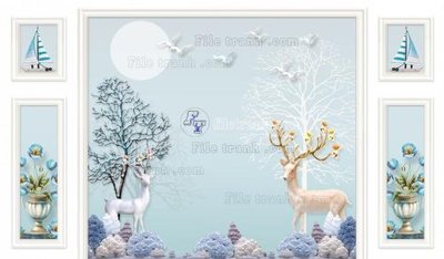 Tải file gốc File in tranh tường 3D FT209388 (in bạt) quảng cáo