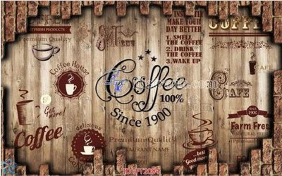 File gốc File psd tường quán cà phê FT2094 (AI/EPS) cho in ấn