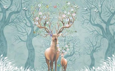 File gốc File in tranh tường 3D FT209408 (PNG) không nền chất lượng