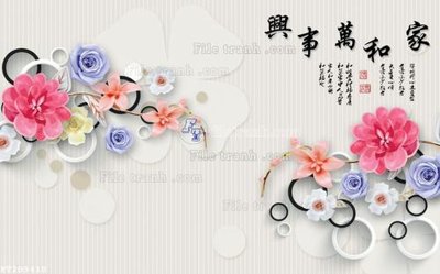 Download file File in tranh tường 3D FT209418 (gốc) in mica đèn LED