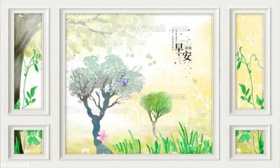 Download file gốc File in tranh tường 3D FT209429 (in mica) logo