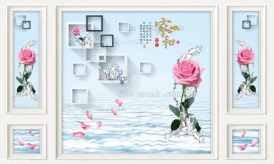 File in ấn File in tranh tường 3D FT209434 chuyên nghiệp