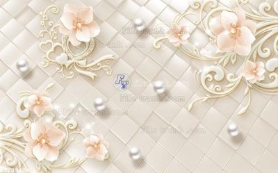 File tranh File in tranh tường 3D FT209474 (bản gốc) in lụa dán tường