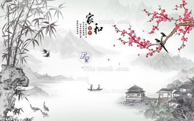 File tranh ảnh gốc File in tranh tường 3D FT209508 dùng cho in khổ lớn