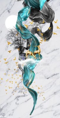 File gốc in tráng gương File in tranh tường 3D FT209628 chi tiết