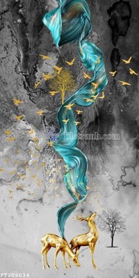 File in ấn File in tranh tường 3D FT209634 (bản gốc) chất lượng cao