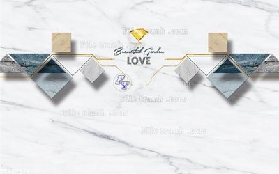 File ảnh gốc File in tranh tường 3D FT209710 không vỡ nét