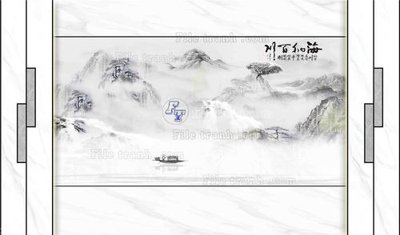 File tranh File in tranh tường 3D FT209724 (file gốc) chủ đề phong thủy