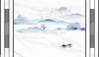 File gốc File in tranh tường 3D FT209782 (chuẩn CMYK) cho nhà in