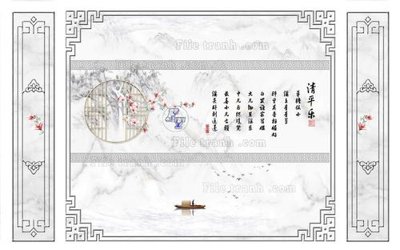 File PSD File in tranh tường 3D FT209793 (bản gốc) chất lượng nhất