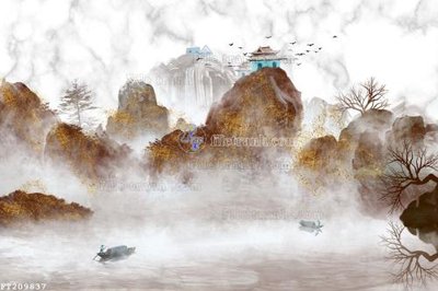 File in ấn cao cấp File in tranh tường 3D FT209837 (file gốc)