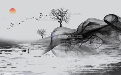 Ảnh gốc File in tranh tường 3D FT209857 (nét căng) in mica