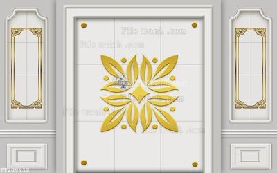 File gốc File in tranh tường 3D FT209912 (thiết kế) cho in ấn