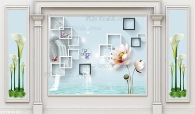 File in trần File in tranh tường 3D FT209920 (bản gốc) 5D