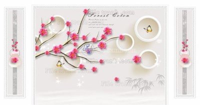 File gốc File in tranh tường 3D FT209926 (Filetranh.com) File in tranh tường 3D FT209926