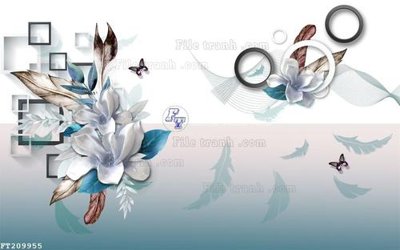 Download file gốc File in tranh tường 3D FT209955 (in lụa) nghệ thuật