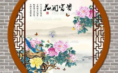 File gốc File in tranh tường 3D FT209970 (in mica) cắt laser