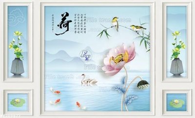 File tranh File in tranh tường 3D FT209977 (gốc) chủ đề trẻ em