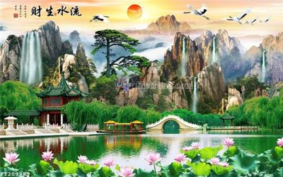 File tranh ảnh gốc File in tranh tường 3D FT209989 dùng cho in khổ lớn