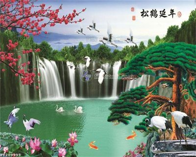 File tranh gốc PSD File in tranh tường 3D FT209999 còn nguyên layer