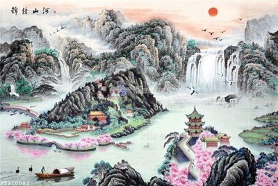 File gốc File in tranh tường 3D FT210002 (in tráng gương) sang trọng