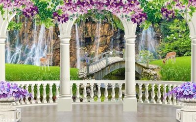 File tranh trang trí File in tranh tường 3D FT210020 (tải file gốc)