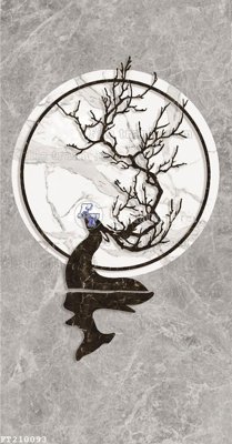 Tải file tranh gốc File in tranh tường 3D FT210093 chất lượng cao