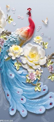 File gốc File in tranh tường 3D FT210120 (chuẩn CMYK) cho nhà in