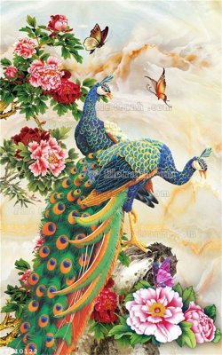 File gốc File in tranh tường 3D FT210122 (in mica) cắt laser